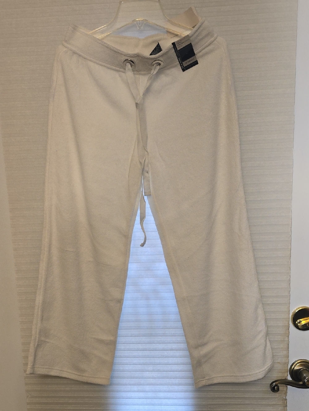 New York & Company White Drawstring Pants
